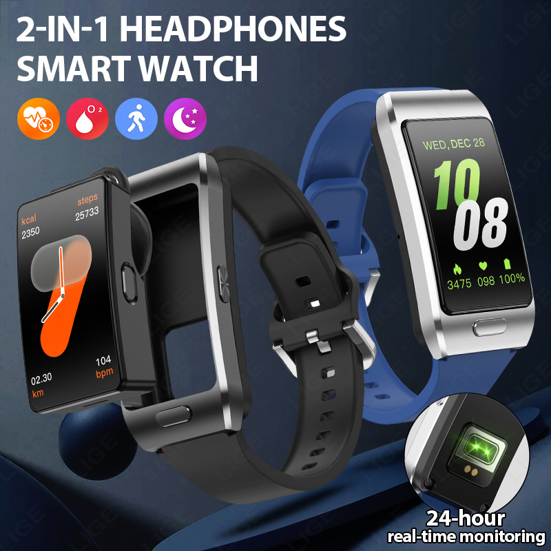 LIGE New Smart Watch Earbuds T - огляд і ціна Wireless Earbuds Tws
